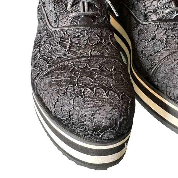 Ermino Scervino shoes lace platform moccasins - Picture 4 of 8